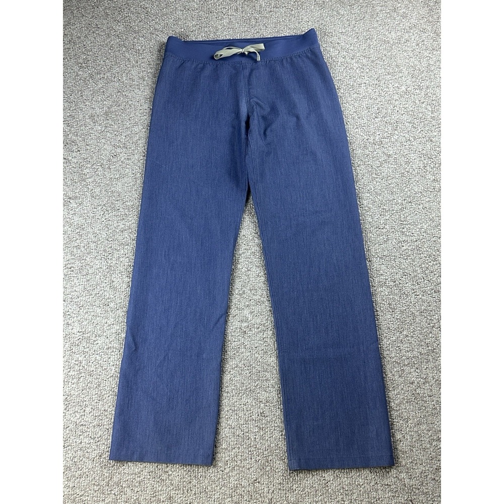 Figs Technical Collection Scrub Pants Size S/T Blue Uniform Medical
